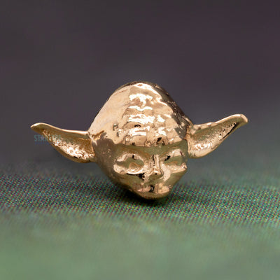 "Yoda" Threaded End in Gold