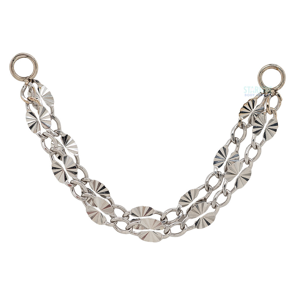 LARGE "Starburst" Chain Attachment in Gold