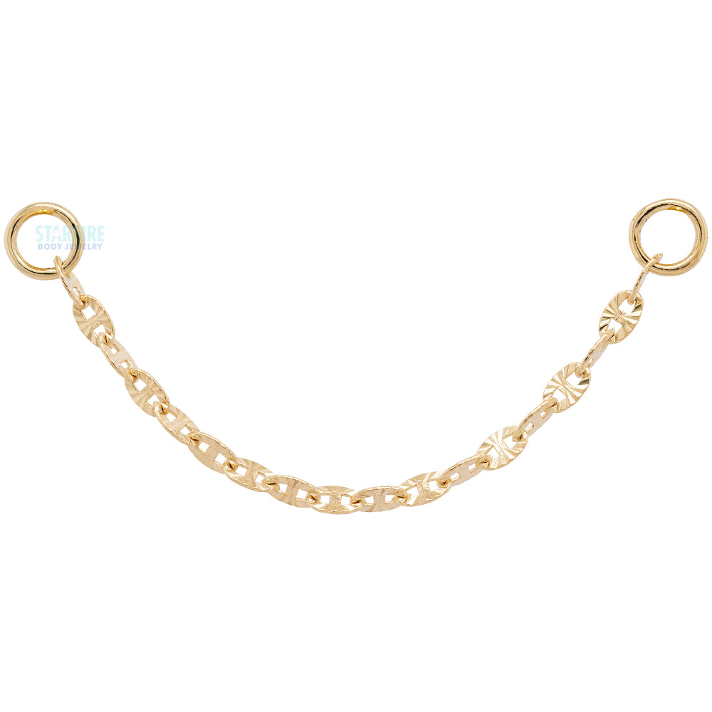 "Starburst" Chain Attachment in Gold