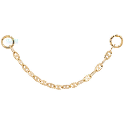 "Starburst" Chain Attachment in Gold