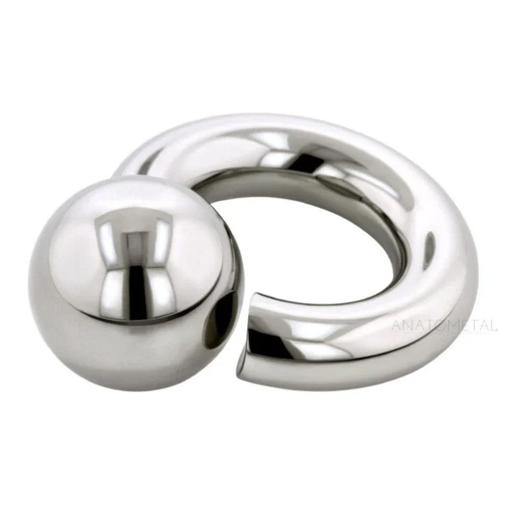 Stainless Steel Screw-On Ball Ring