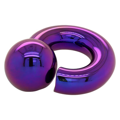 Titanium Screw-On Ball Ring - Blurple