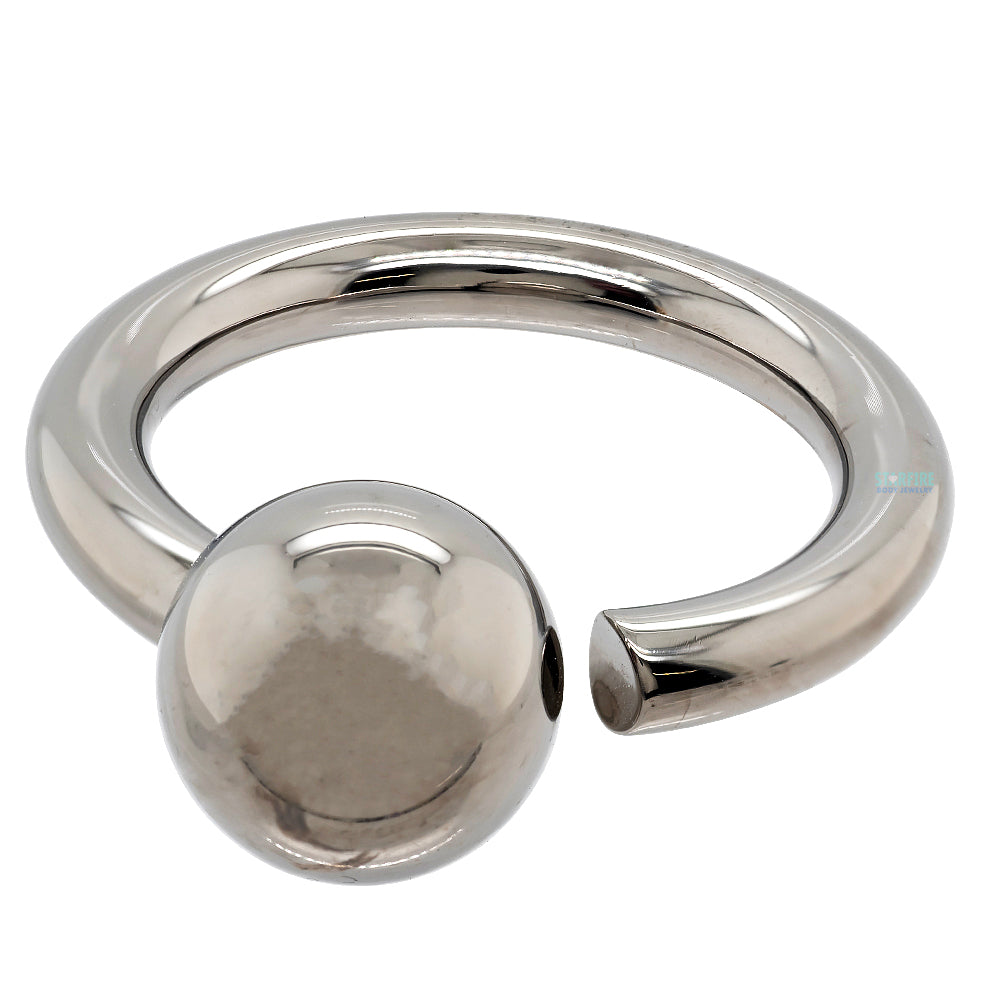 Titanium Screw-On Ball Ring - High Polish