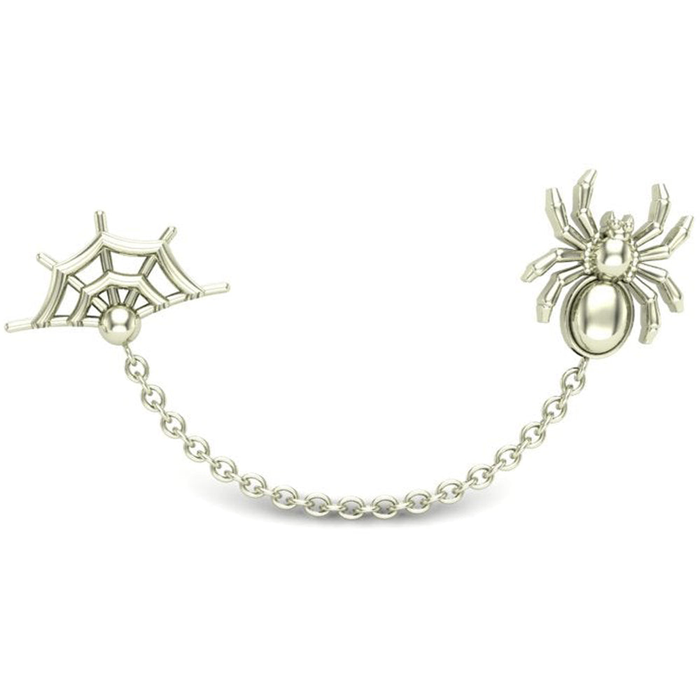Spider Web Dual Threaded End in Gold