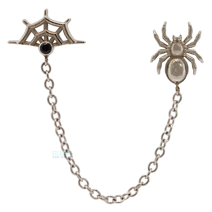 Spider Web Dual Threaded End in Gold
