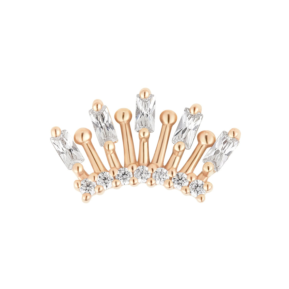 threadless: "Holiday" End in Gold with CZ's