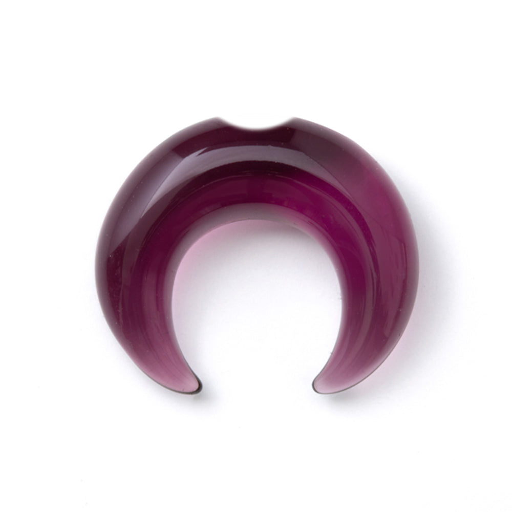 Simple Glass Septum Pincher - Purple