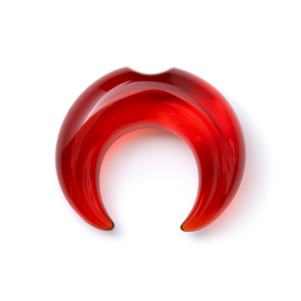 Simple Glass Septum Pincher - Ruby