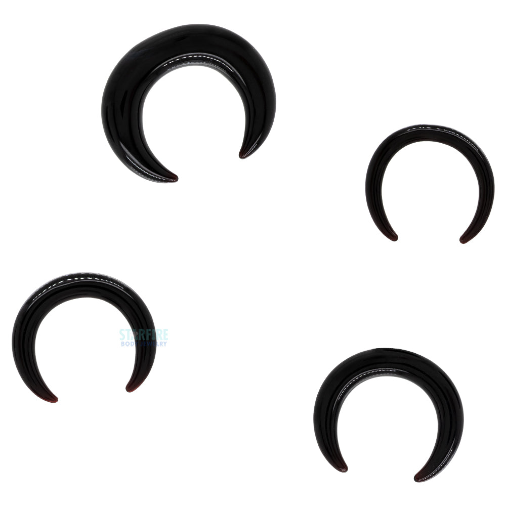 Simple Glass Septum Pincher - Black