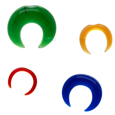 Simple Glass Septum Pincher - Cobalt