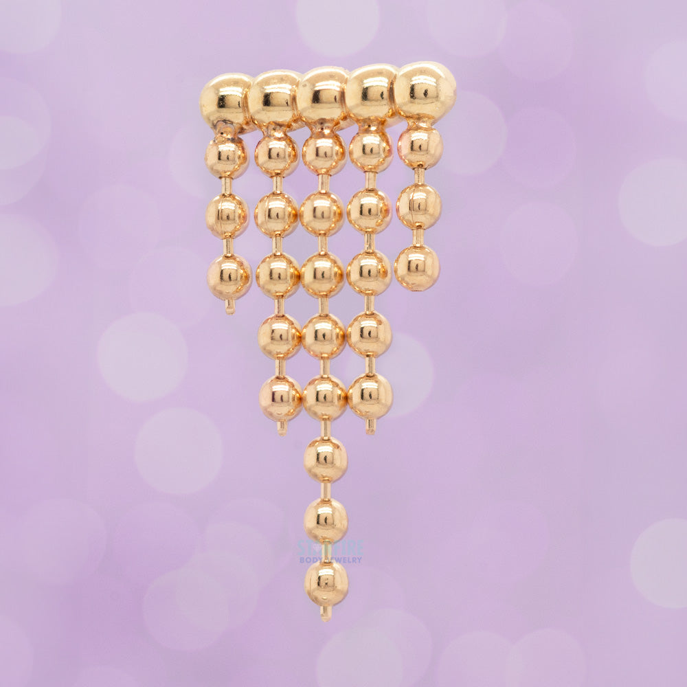threadless: "Cascade" End in Gold