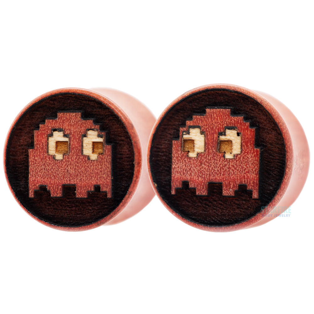 "The Ghost" Wood Inlay Plugs