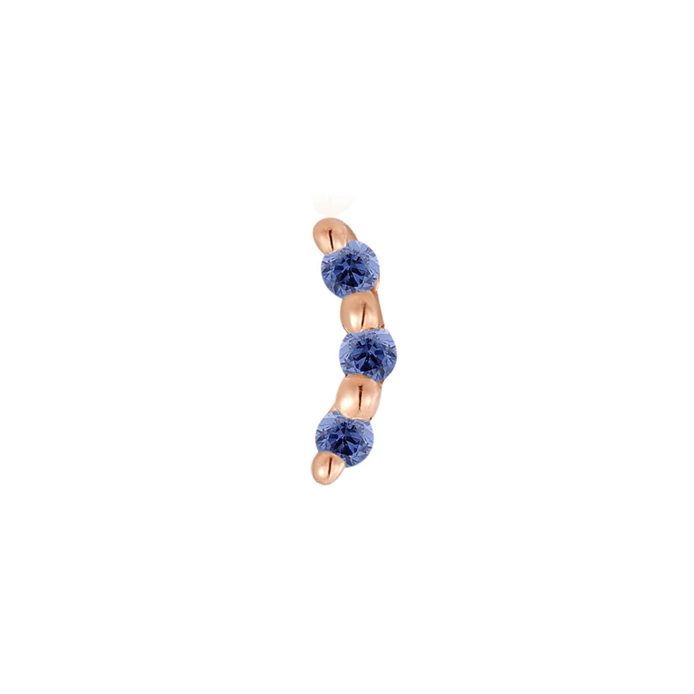 threadless: "Bitsy" End in Gold with Gemstones