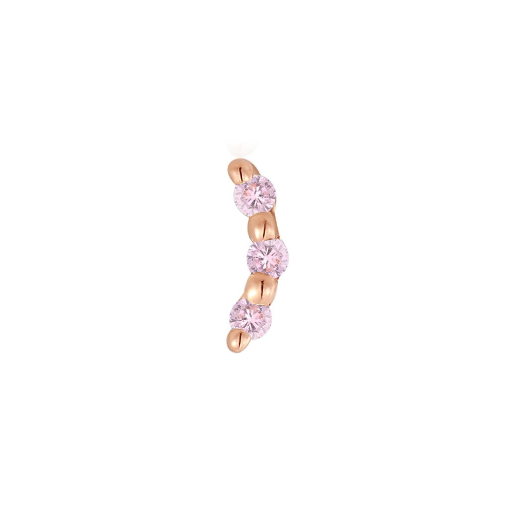 threadless: "Bitsy" End in Gold with Gemstones