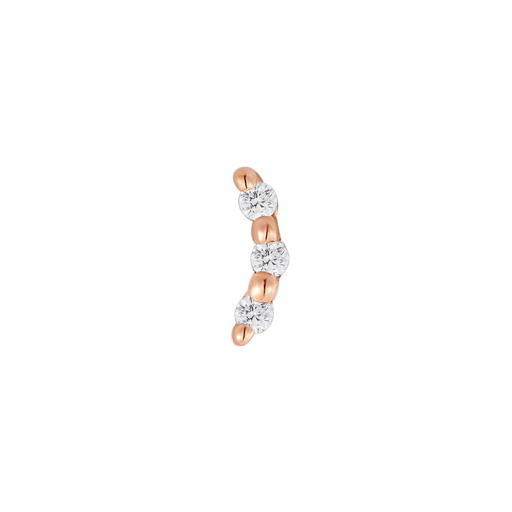 threadless: "Bitsy" End in Gold with Gemstones