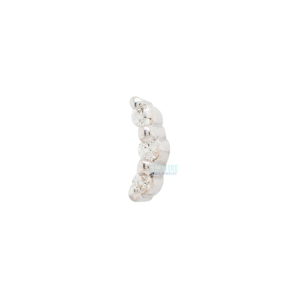threadless: "Bitsy" End in Gold with Gemstones