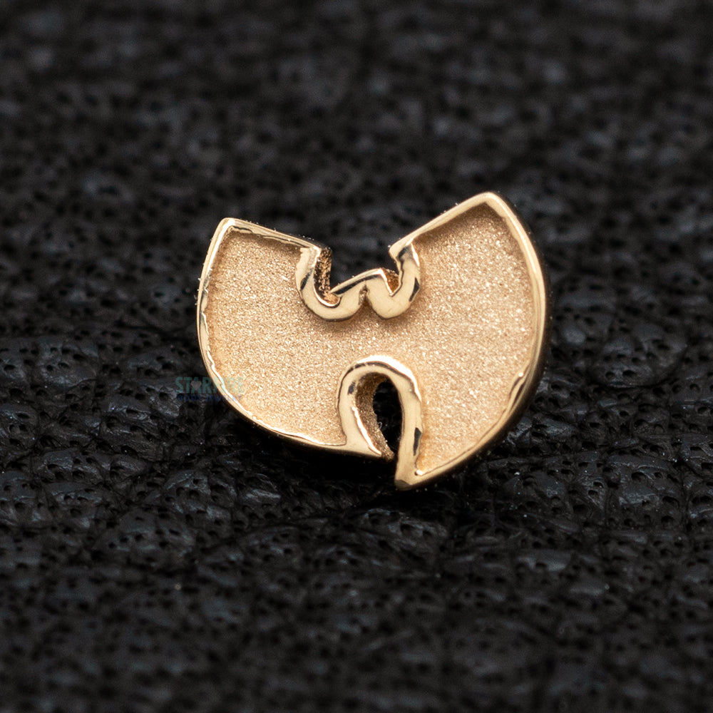 Wu-Tang Clan Logo Threaded End in Gold