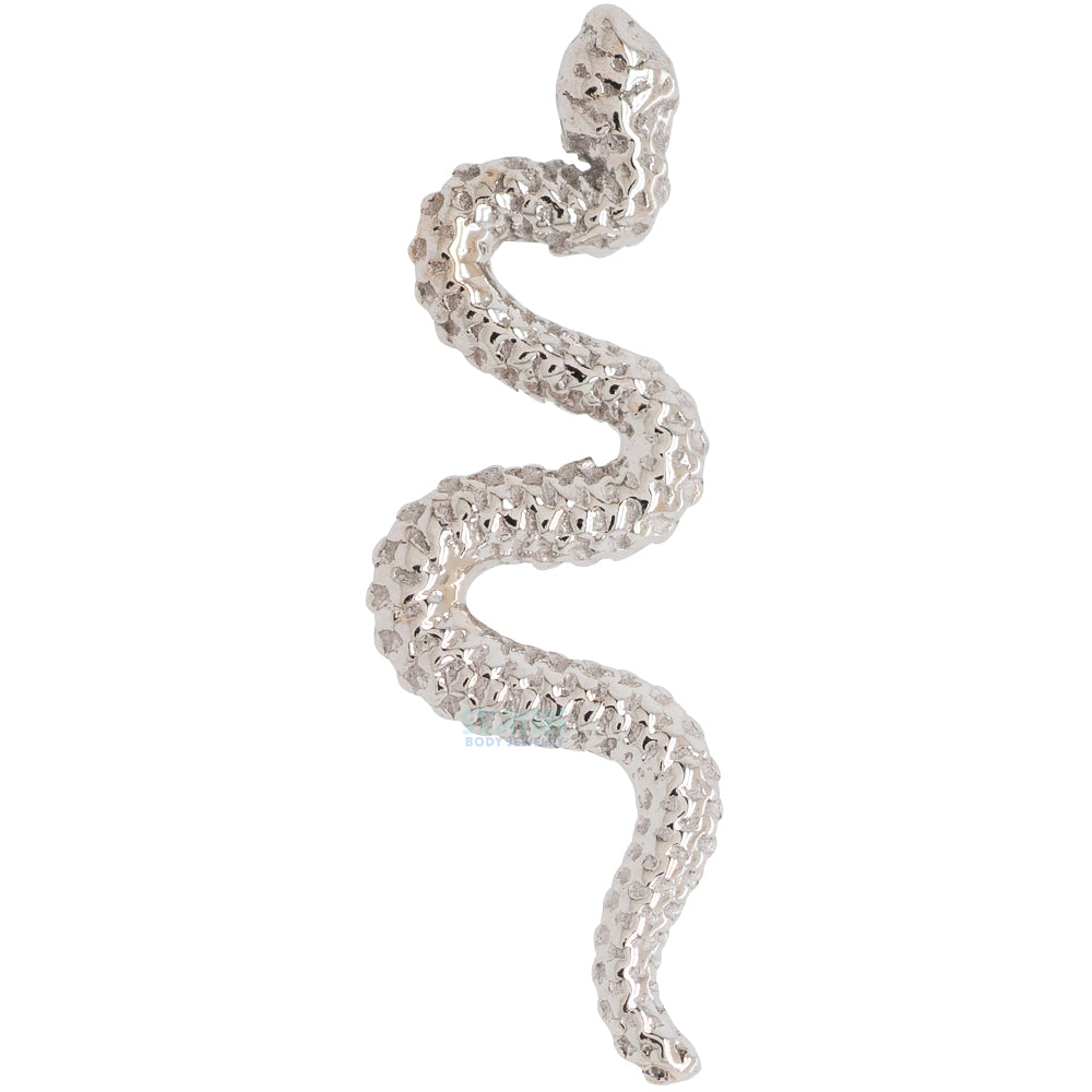 Delicate Snake Threaded End in Gold & Platinum