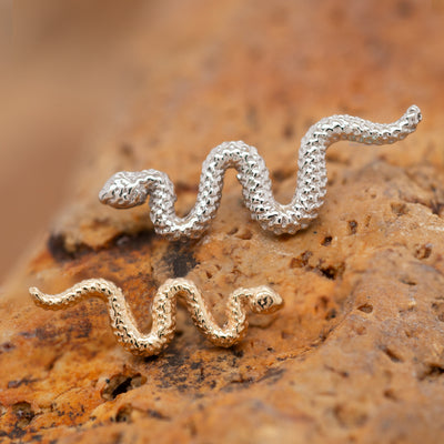 Delicate Snake Threaded End in Gold