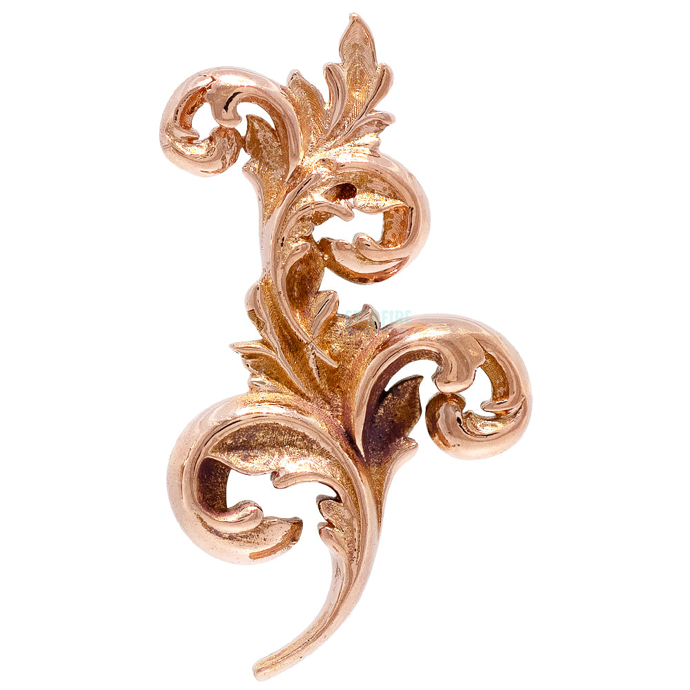"Royal Curve" Threaded End in Gold