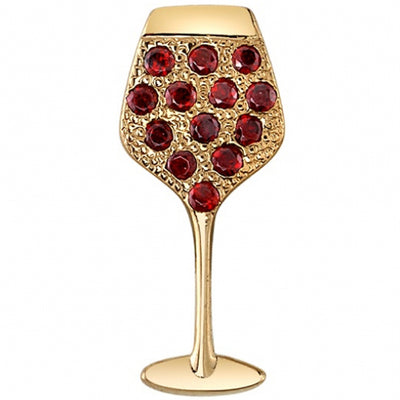 Red Wine in Gold with Garnet