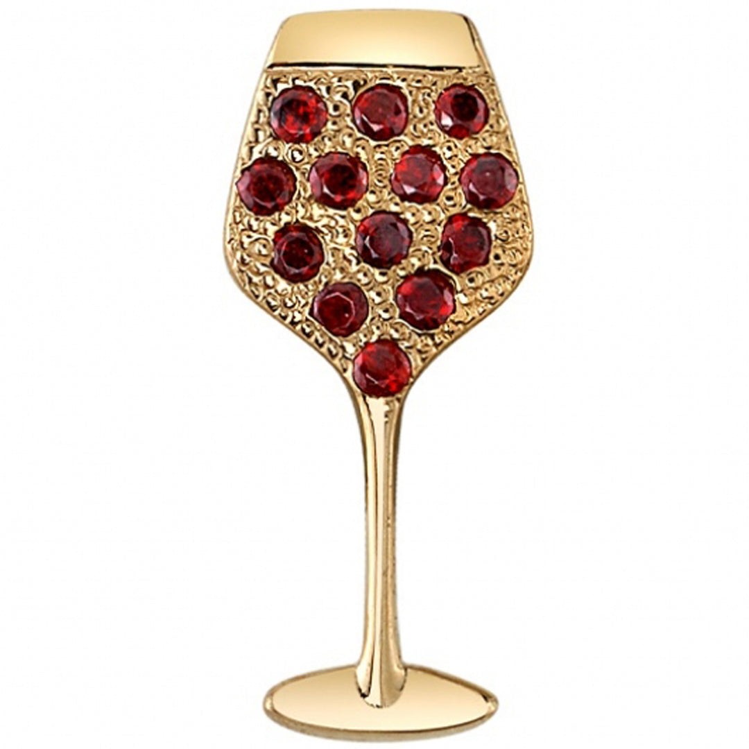 Red Wine in Gold with Garnet