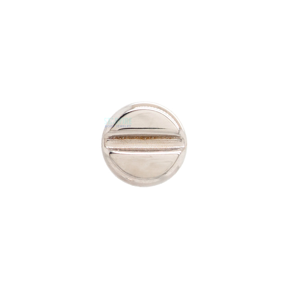 Stainless Steel Flathead Disk Threaded End