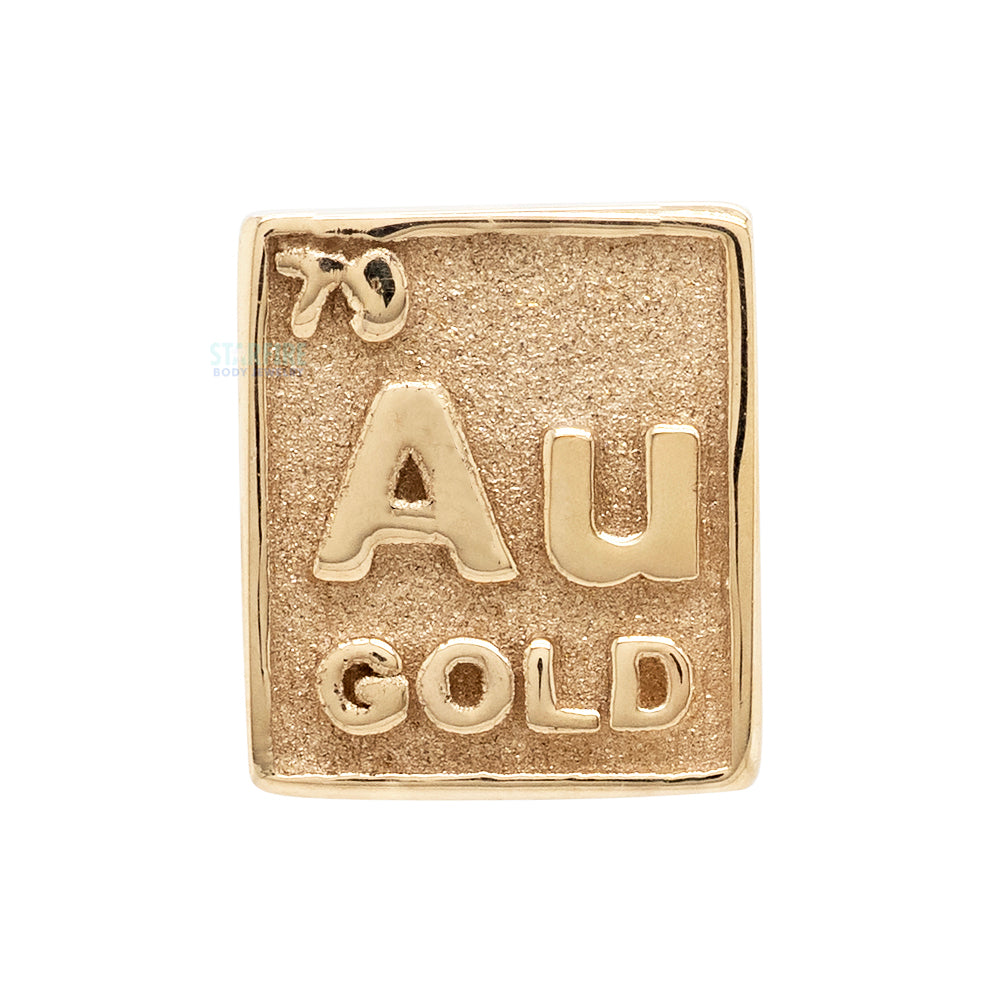"Element 79" Threaded End in Gold