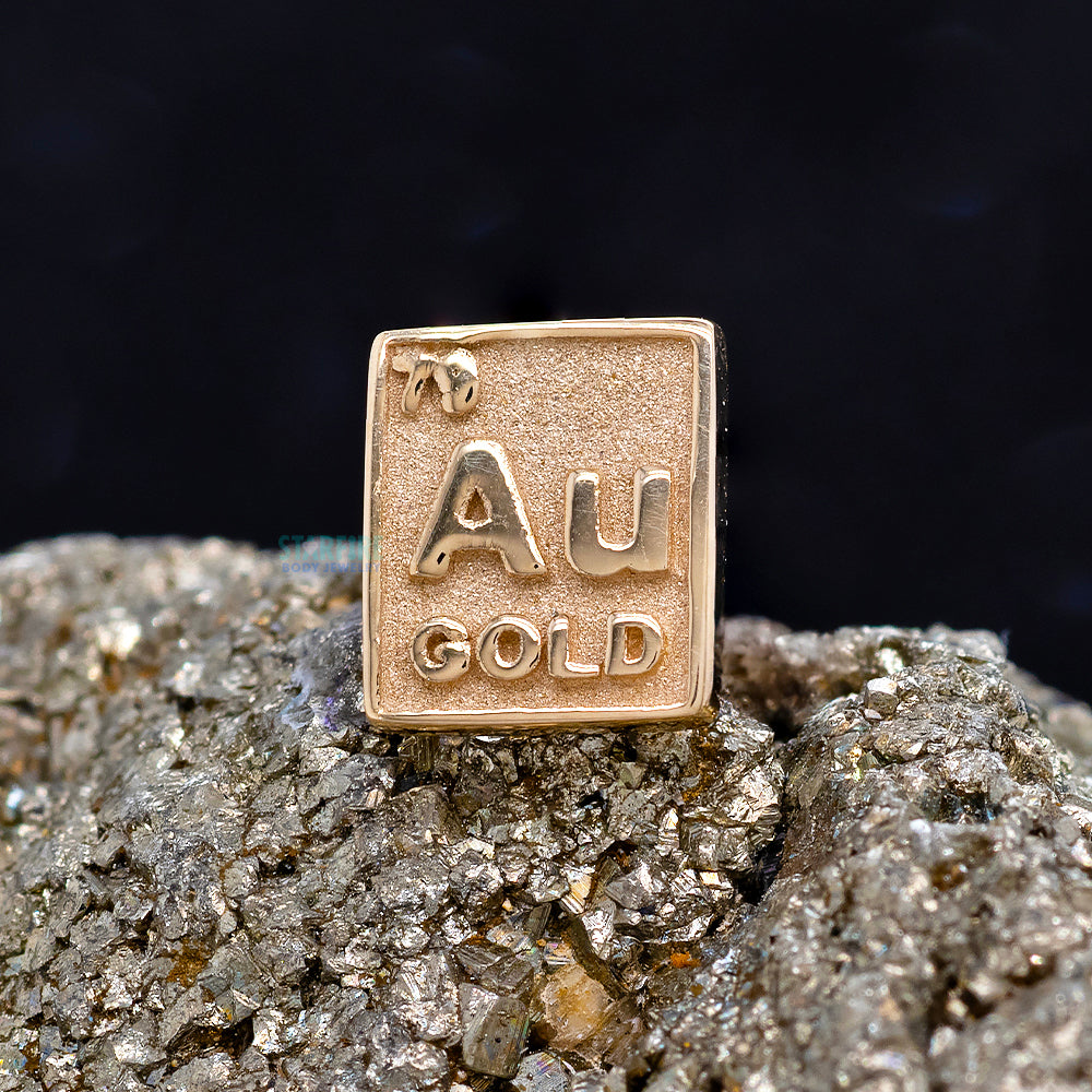 "Element 79" Threaded End in Gold