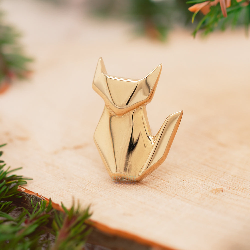 threadless: Paper Fox End in Gold