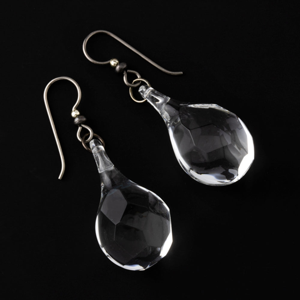 Simple Bling Earrings - Crystal