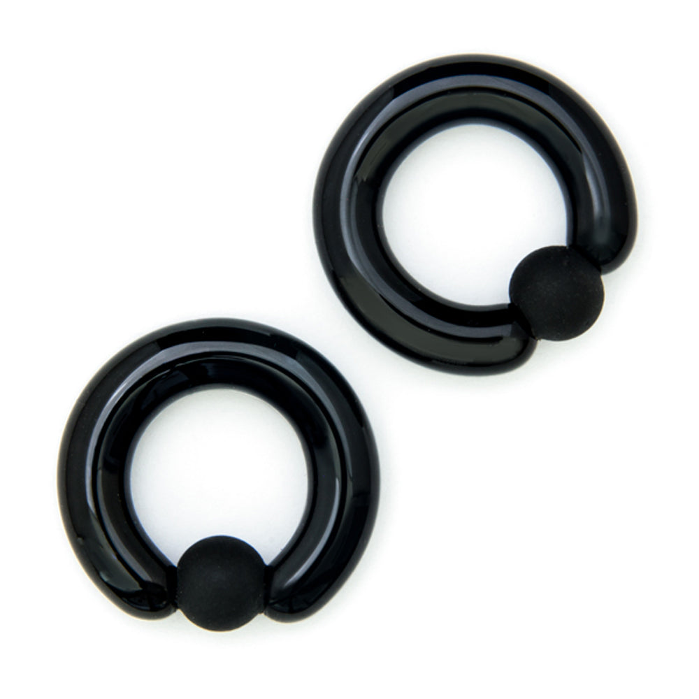 Simple Glass Captive Bead Rings (CBR's)
