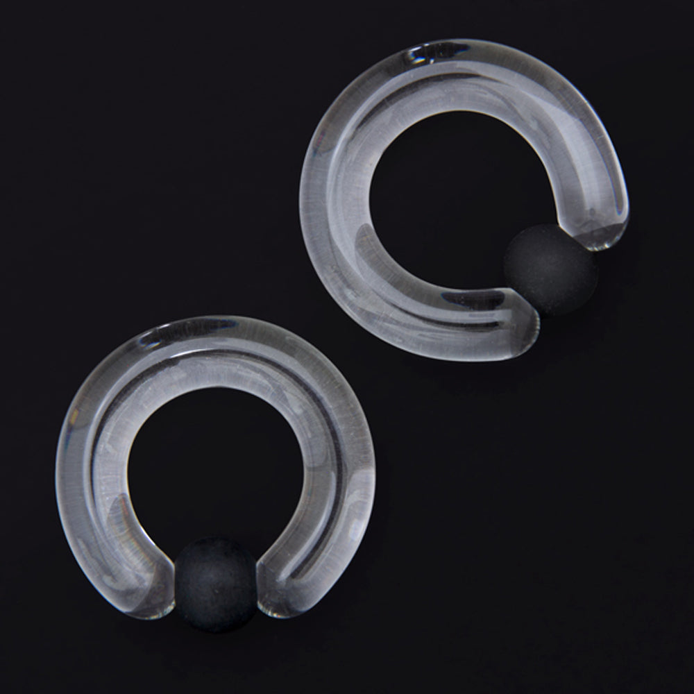 Simple Glass Captive Bead Rings (CBR's)