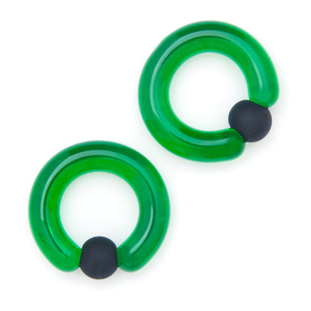 Simple Glass Captive Bead Rings (CBR's)