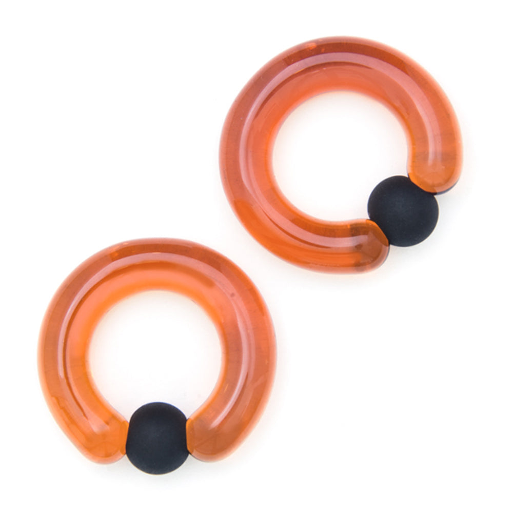 Simple Glass Captive Bead Rings (CBR's)