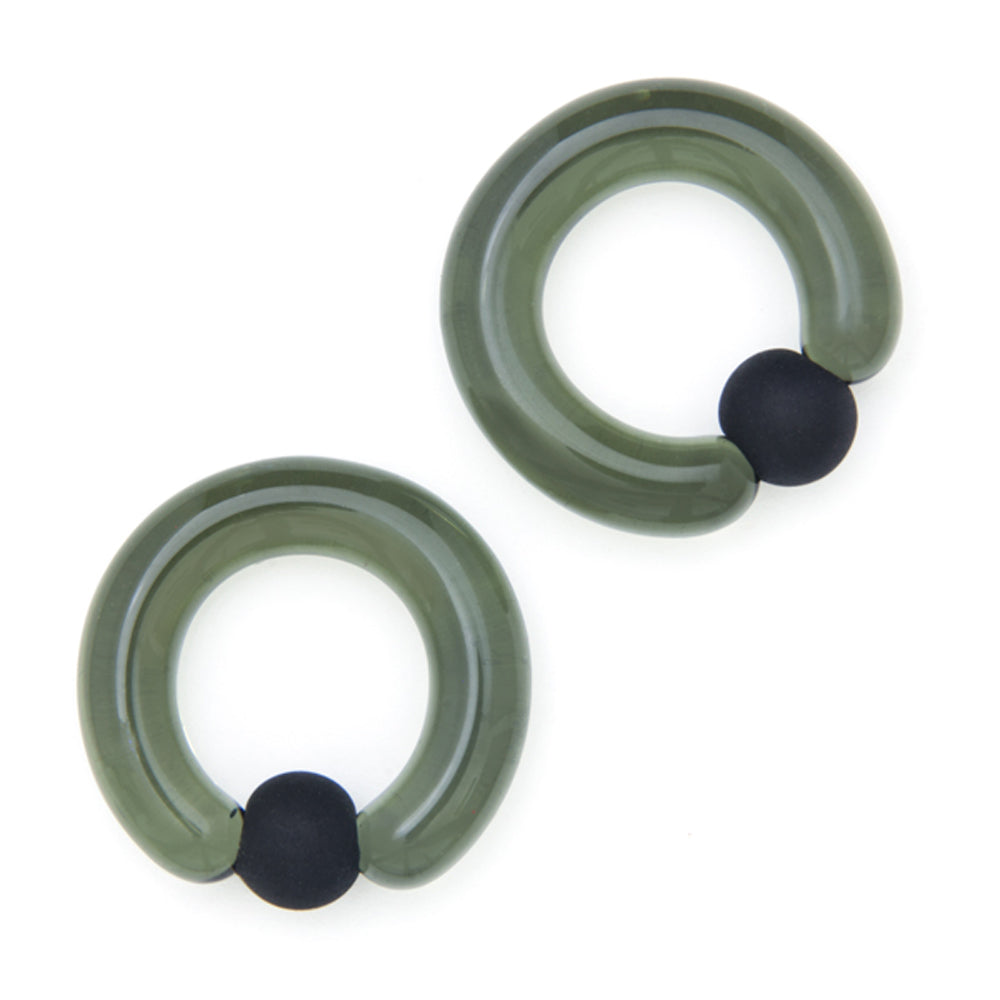 Simple Glass Captive Bead Rings (CBR's)