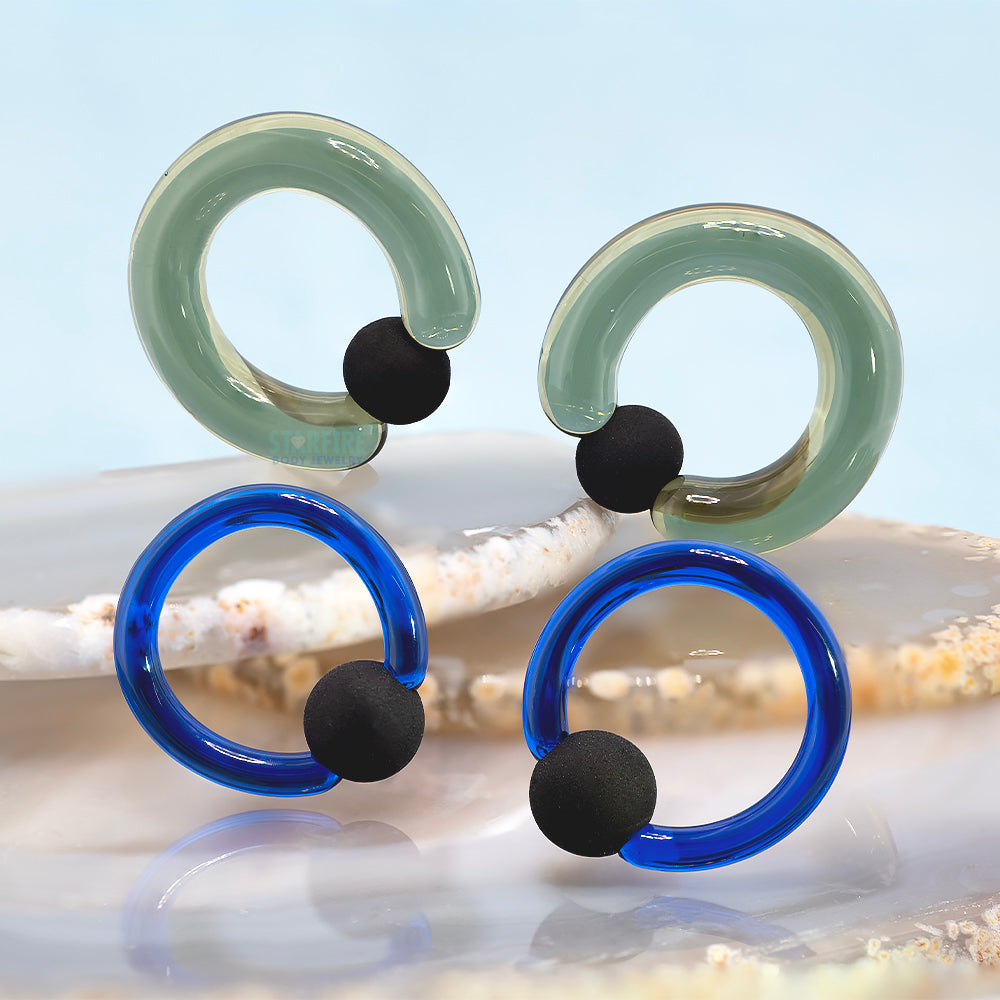 Simple Glass Captive Bead Rings (CBR's)