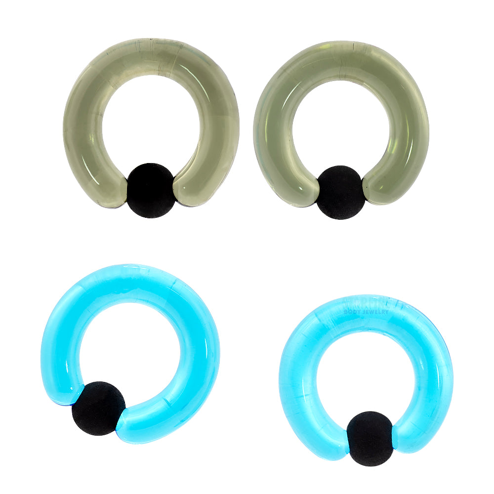 Simple Glass Captive Bead Rings (CBR's)