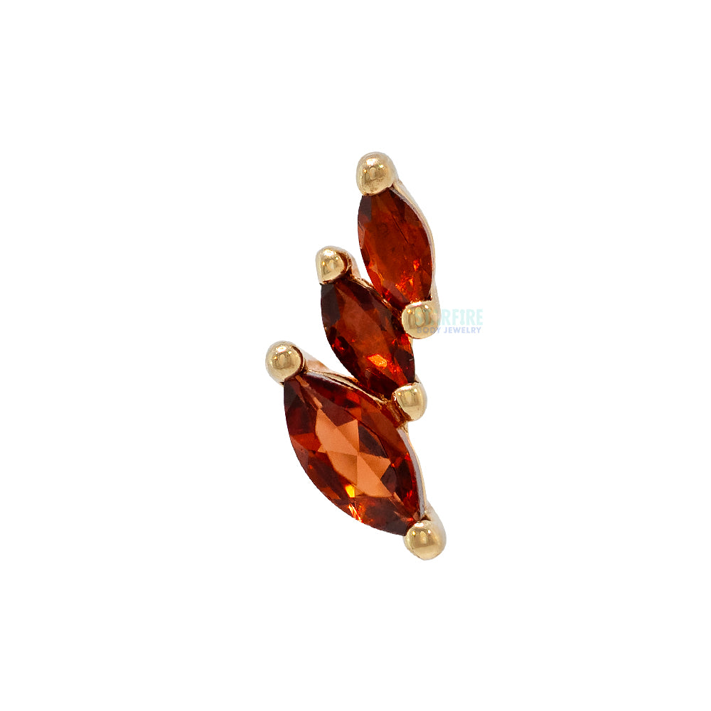 threadless: "Multiplicity" End in Gold with Garnet