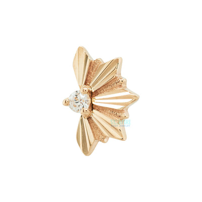 threadless: "Surrender" End in Gold with CZ