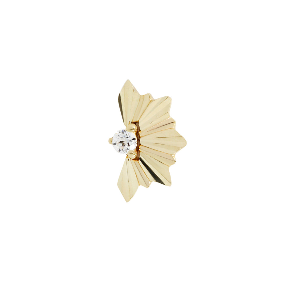 threadless: "Surrender" End in Gold with CZ