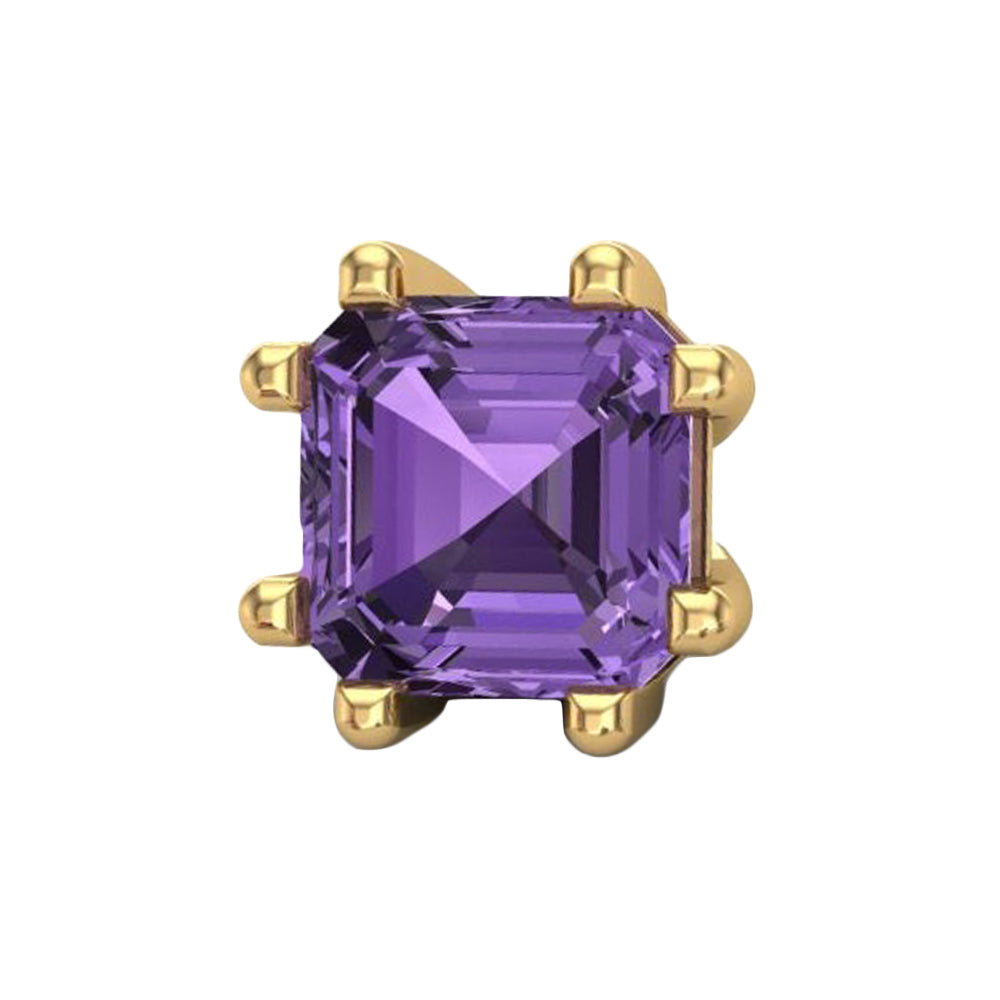 threadless: Asscher End in Gold