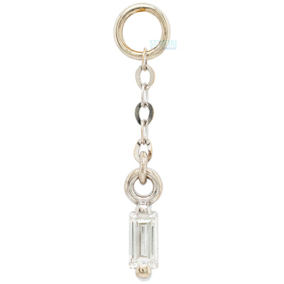 "Diamanté" Chain Charm in Gold with Diamond