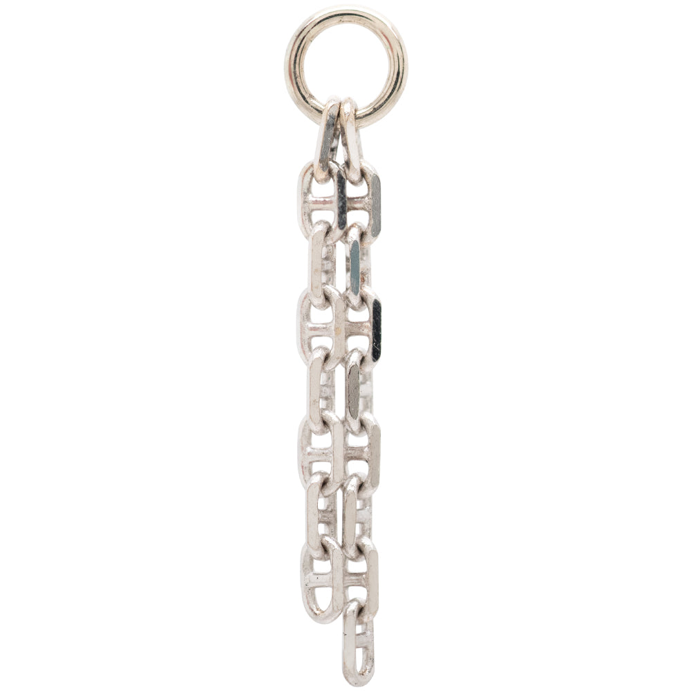 "Anchor Tassel" Chain Charm in Gold