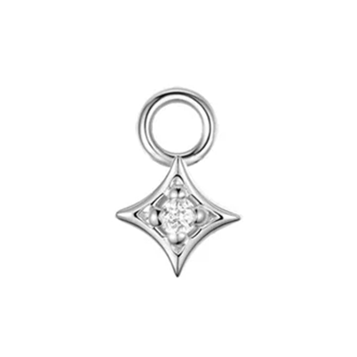 "Zara" Charm in Gold with Diamond