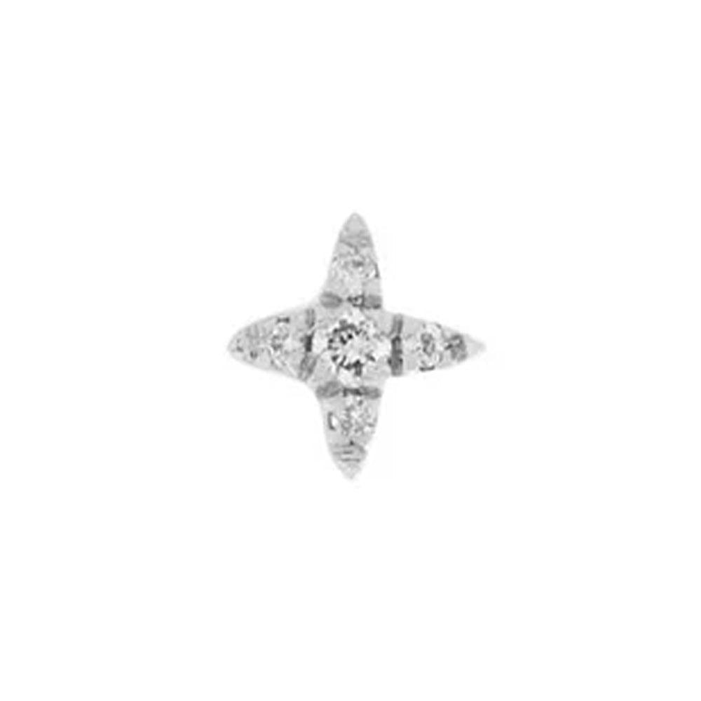 threadless: "Nina" End in Gold with Genuine Gemstones