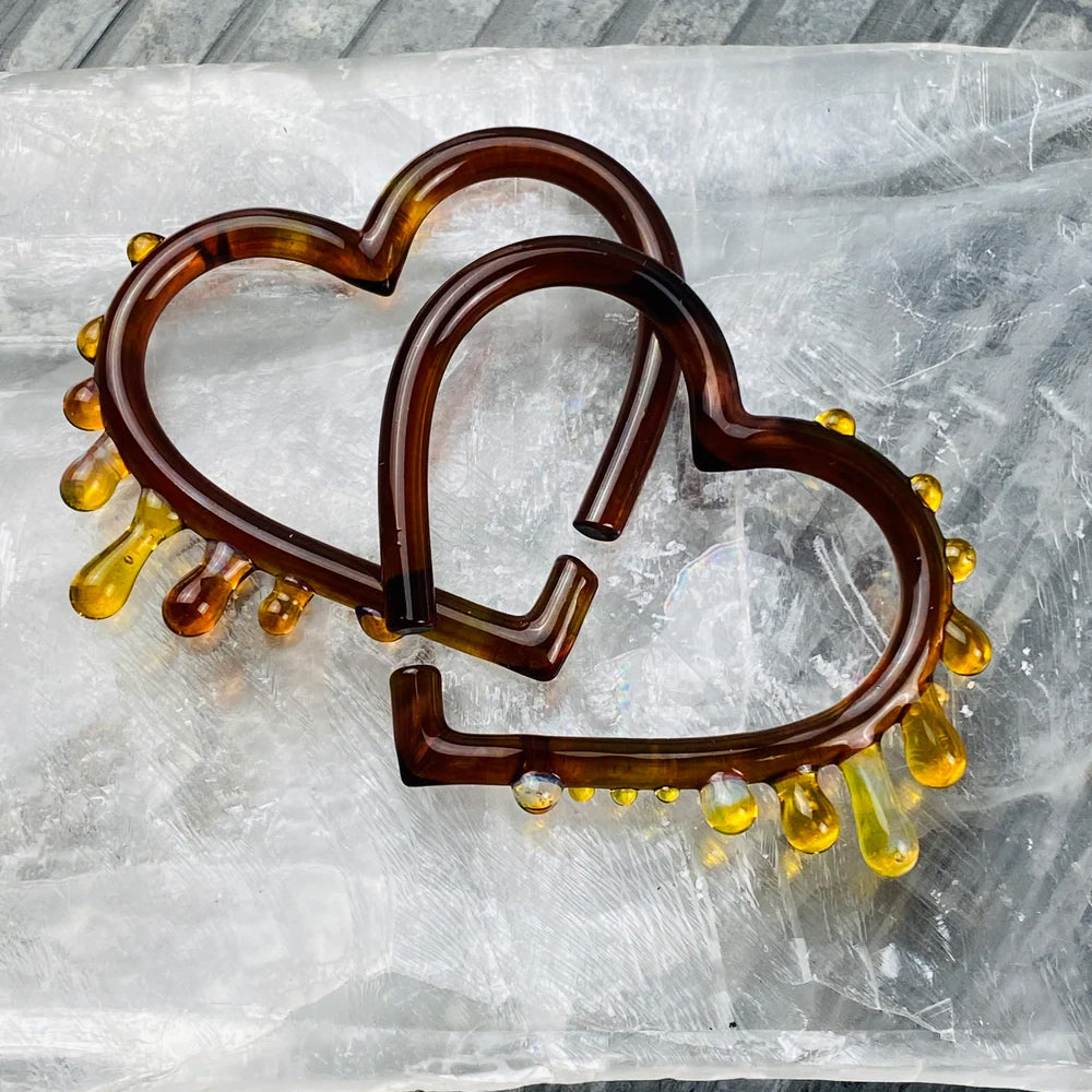 Glass Hearts - Honey Drip