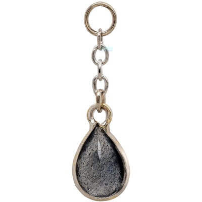 "Fruta" Chain Charm in Gold with Gemstones