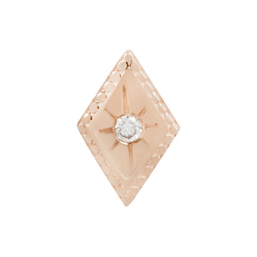 threadless: "Etoile" End in Gold with Diamond