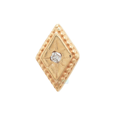 threadless: "Etoile" End in Gold with Diamond